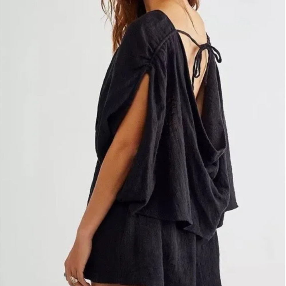 Black Free People Romper